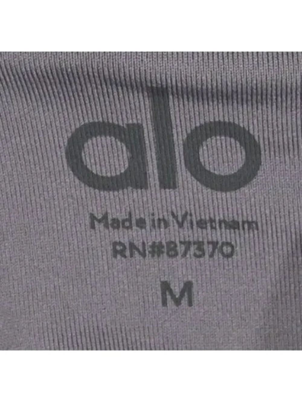 ALO Yoga Airbrush Real Bra Tank in Cool Grey Wash
